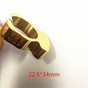 R221--Unadjustable Finger Ring 1PC Stainless Steel BEAR  jewelry  Fashion Jewelry Top-grade Plated Factory Price wholesale