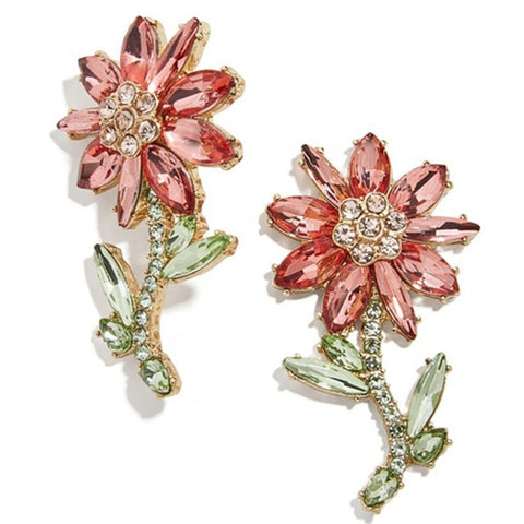 Dvacaman New Designs Crystal Square Drop Earrings for Women 2019 Fashion Rhinestone Statement Earrings Dangle Wedding Jewelry