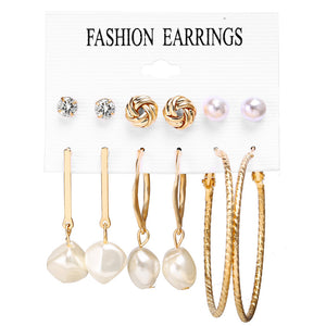 Pearl Sea Shell Earrings For Women Gold Color Trendy Metal Shell Cowrie Statement Dangle Earrings 2019 New Summer Beach Jewelry