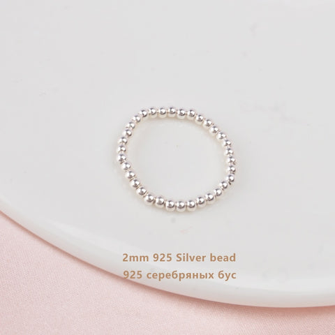 ASHIQI 2019 Fashion 3-4mm Mini Small Natural Freshwater Pearl Rings for Women Real 925 Sterling Silver Jewelry for Women Gift