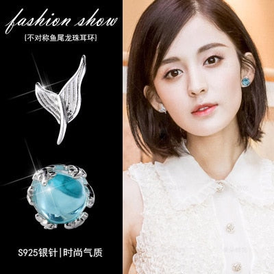 2019 Earing Oorbellen Japanese And Korean Version Long Tassels Eardrop Contracted Air-defense Allergic Stud Earrings Tassel