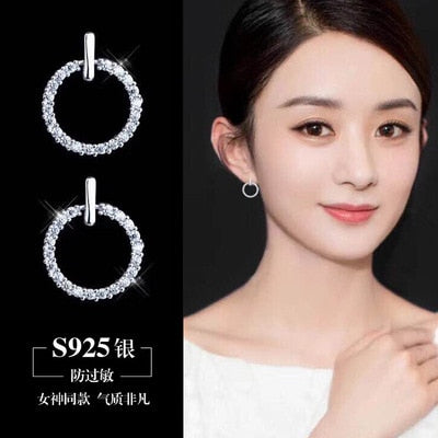 2019 Earing Oorbellen Japanese And Korean Version Long Tassels Eardrop Contracted Air-defense Allergic Stud Earrings Tassel