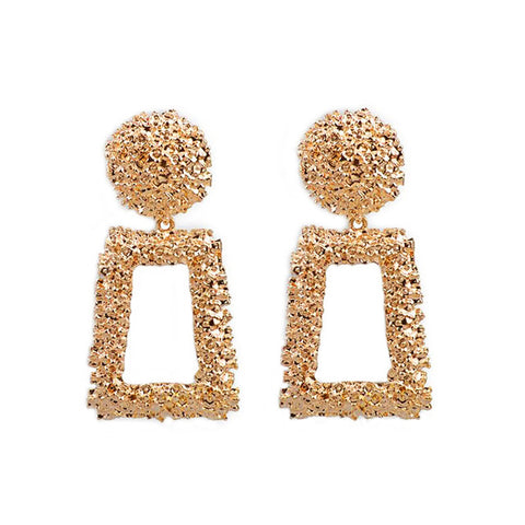 Mode boucles d'oreilles 2019 grand géométrique rond boucles d'oreilles pour les femmes suspendus boucles d'oreilles goutte boucle d'oreille moderne femme bijoux