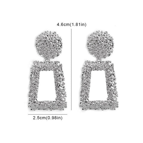 Mode boucles d'oreilles 2019 grand géométrique rond boucles d'oreilles pour les femmes suspendus boucles d'oreilles goutte boucle d'oreille moderne femme bijoux