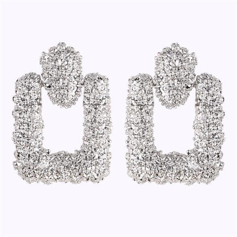 Mode boucles d'oreilles 2019 grand géométrique rond boucles d'oreilles pour les femmes suspendus boucles d'oreilles goutte boucle d'oreille moderne femme bijoux