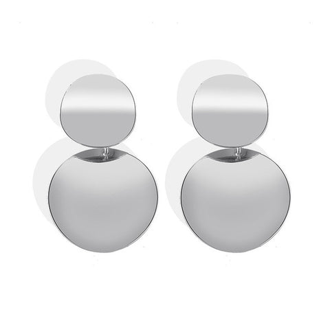 Mode boucles d'oreilles 2019 grand géométrique rond boucles d'oreilles pour les femmes suspendus boucles d'oreilles goutte boucle d'oreille moderne femme bijoux