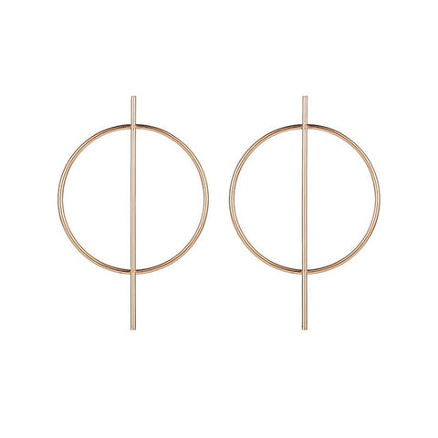 Mode boucles d'oreilles 2019 grand géométrique rond boucles d'oreilles pour les femmes suspendus boucles d'oreilles goutte boucle d'oreille moderne femme bijoux