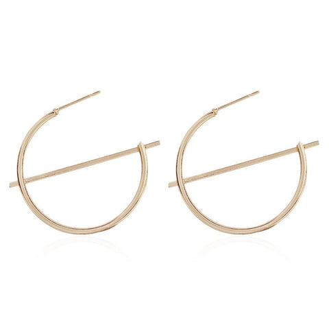 Mode boucles d'oreilles 2019 grand géométrique rond boucles d'oreilles pour les femmes suspendus boucles d'oreilles goutte boucle d'oreille moderne femme bijoux