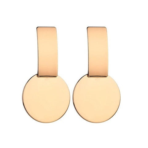 Mode boucles d'oreilles 2019 grand géométrique rond boucles d'oreilles pour les femmes suspendus boucles d'oreilles goutte boucle d'oreille moderne femme bijoux